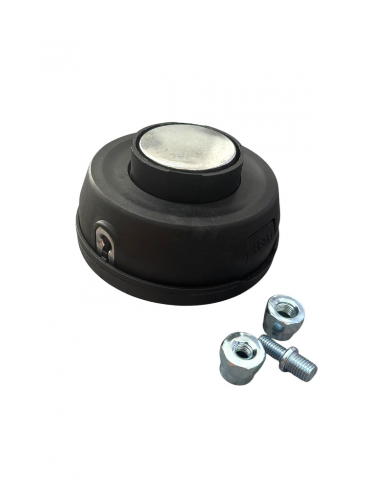 Cap tambur / mosor motocoasa Ø12cm, buton aluminiu, filet M10*1.25 cu adaptoare pentru filet M8*1.25 si M10*1.0, 440gr, AVI-2951 [1]