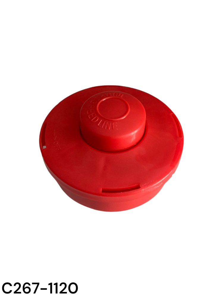 Cap tambur / mosor motocoasa rosu, plastic, Ø11cm, M10*1.25, 175gr, AVI-1120 [2]