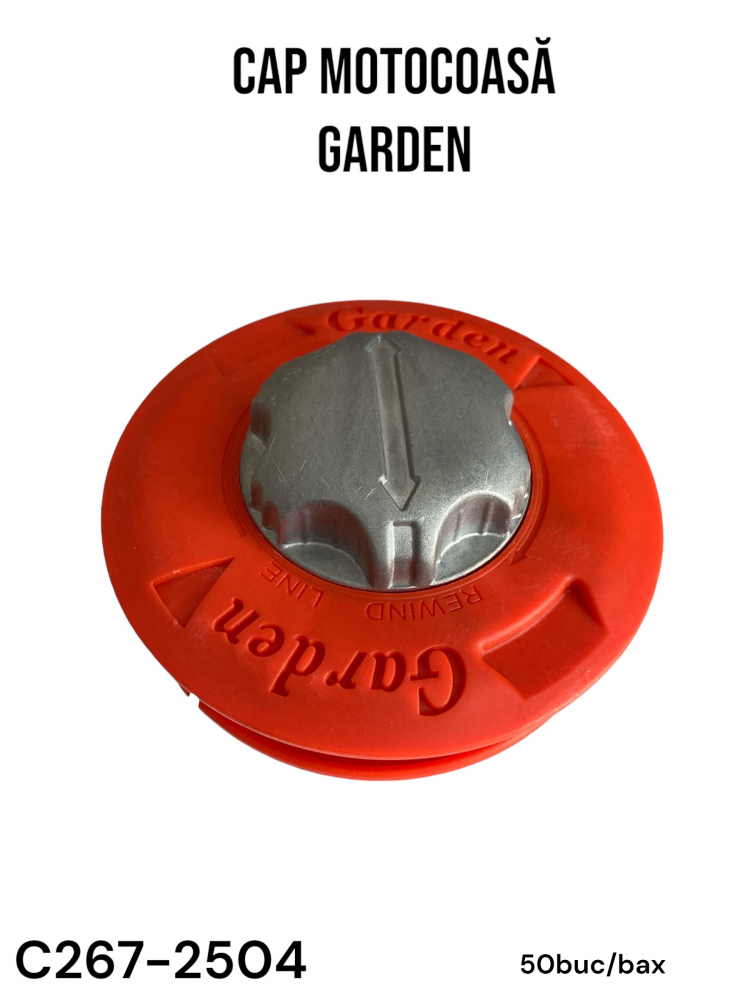 Cap trimmer garden pentru motocoasa, buton aluminiu, AVI-2504 [2]