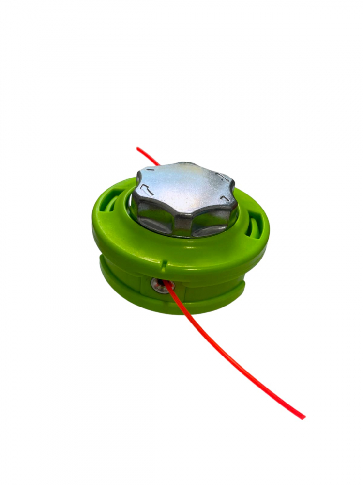 Cap trimmer Ø 11cm pentru motocoasa cu buton aluminiu, verde AVI-4052 [2]