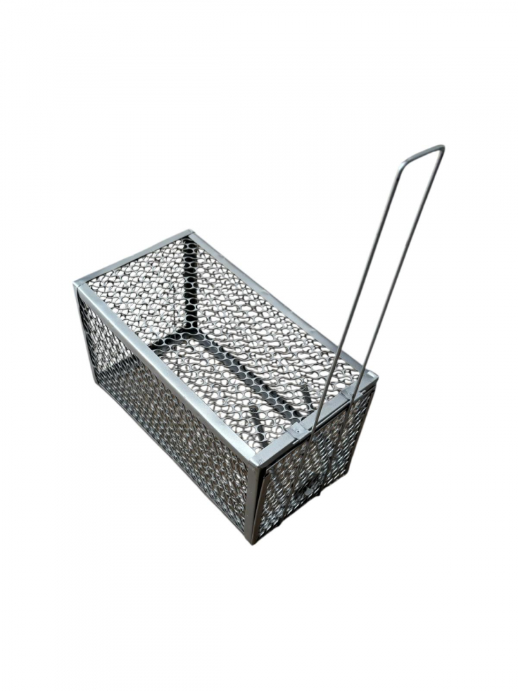 Capcana metalica mjlocie tip cusca pentru sobolani, soareci si alte rozatoare, animal friendly 27.5 x 14.5 x 14.5 cm, AVI-4752 [5]