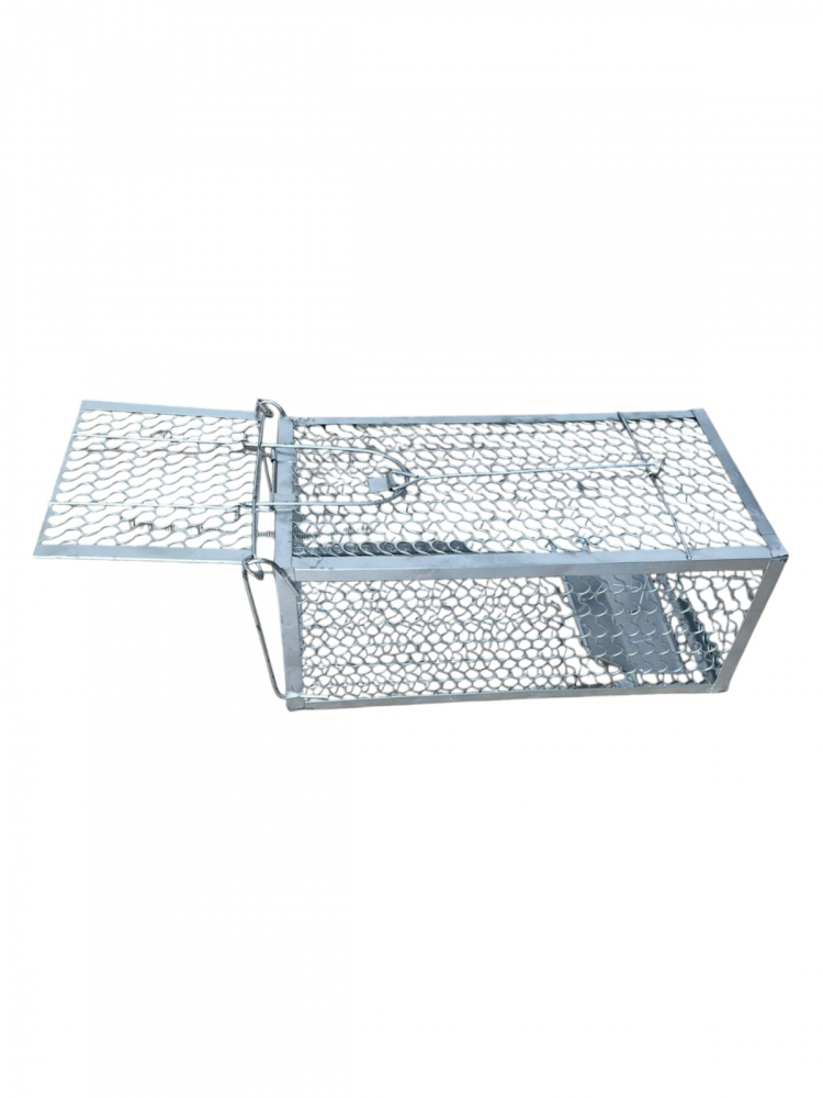 Capcana metalica tip cusca pentru sobolani, soareci si alte rozatoare, animal friendly, 28 x 14.5 x 11.5 cm, AVI-4003 [2]