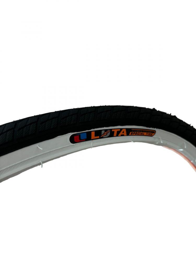 Cauciuc bicicleta 700 x 35c 37-622 (28 x 1 3/8 x 1 5/8), lateral alb, Luta, AVI-4440 [3]
