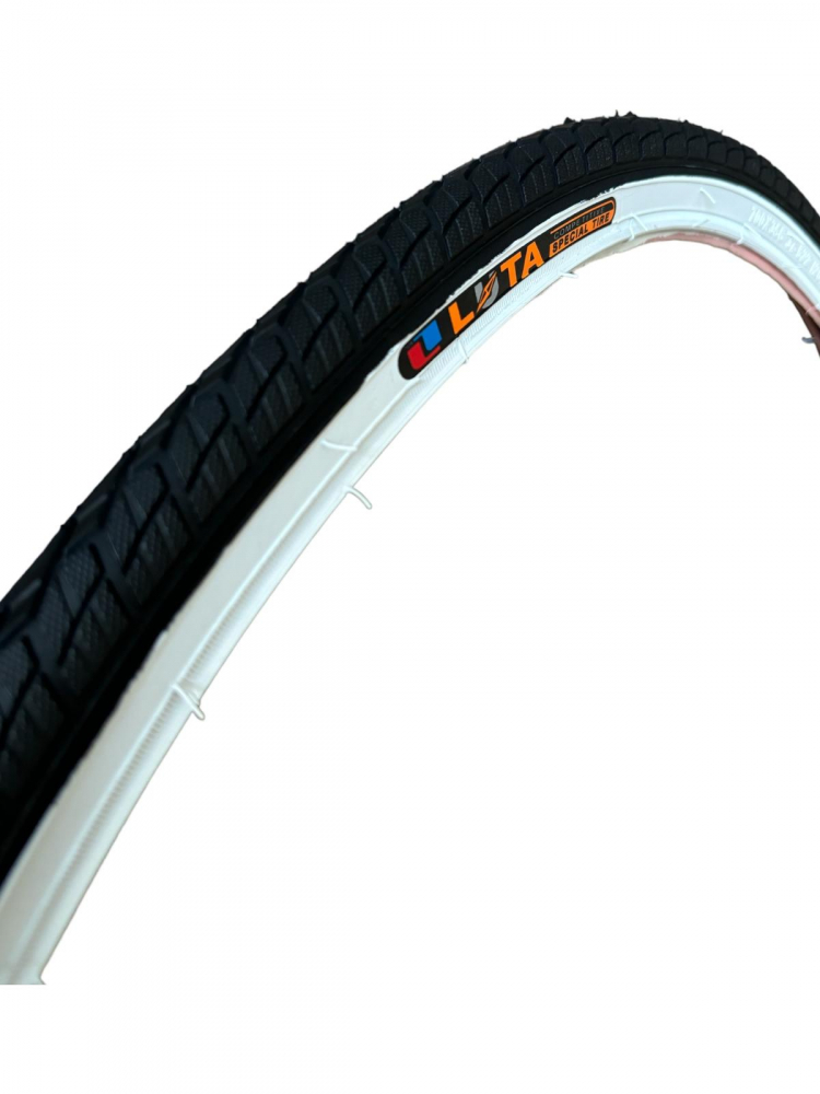 Cauciuc bicicleta 700 x 35c 37-622 (28 x 1 3/8 x 1 5/8), lateral alb, Luta, AVI-4440 [4]