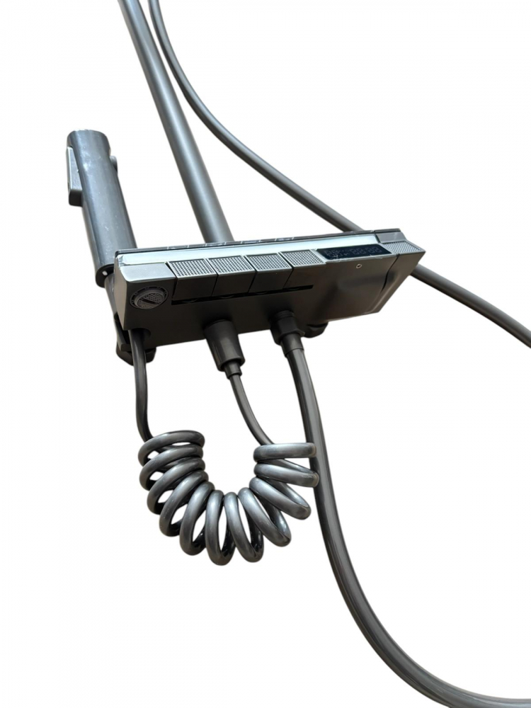 Coloana de dus completa, panou de comanda din metal gri cu sticla securizata neagra, 1.2 kg, 21.5 cm, iluminare LED si afisare temperatura apa, nu necesita conectarea la o sursa de energie, AVI-4874 [6]