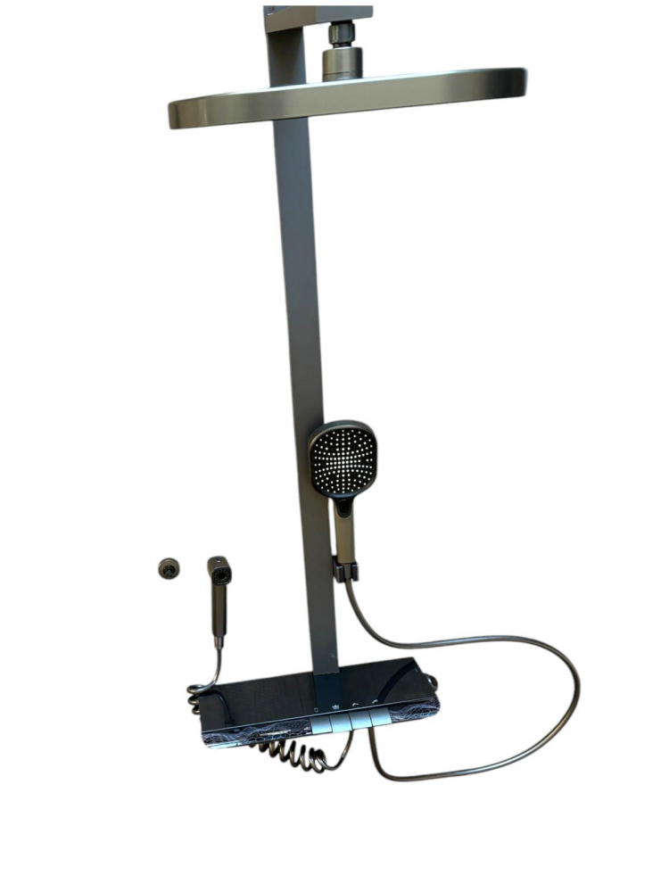 Coloana de dus completa, panou de comanda mare - 42cm, autonoma, joc de lumini, afisare temperatura apa, nu necesita conectarea la o sursa de energie, AVI-4833 [8]