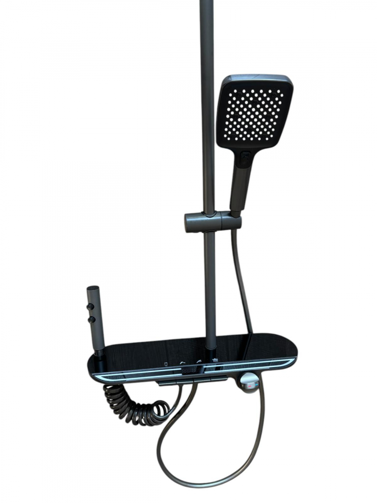 Coloana de dus completa, panou de comanda mare - 46cm, autonoma, joc de lumini, afisare temperatura apa, nu necesita conectarea la o sursa de energie, AVI-4832 [6]