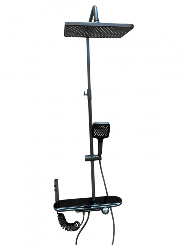 Coloana de dus completa, panou de comanda mare - 46cm, autonoma, joc de lumini, afisare temperatura apa, nu necesita conectarea la o sursa de energie, AVI-4832 [8]