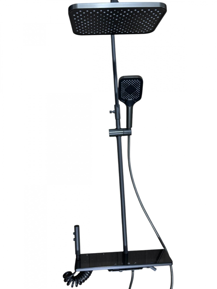 Coloana de dus completa, panou de comanda mare - 46cm, autonoma, joc de lumini Night Stars, afisare temperatura apa, nu necesita conectarea la o sursa de energie, AVI-4831 [8]
