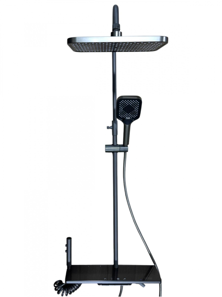 Coloana de dus completa, panou de comanda mare - 46cm, autonoma, joc de lumini Night Stars, afisare temperatura apa, nu necesita conectarea la o sursa de energie, AVI-4831 [7]