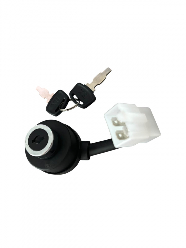 Comutator aprindere 4 fire, 2 chei, mufă 4 pini – compatibil motoare 168F, 170F, GX160, GX200, generator, motocultor, echipamente 4T, AVI-4951 [3]