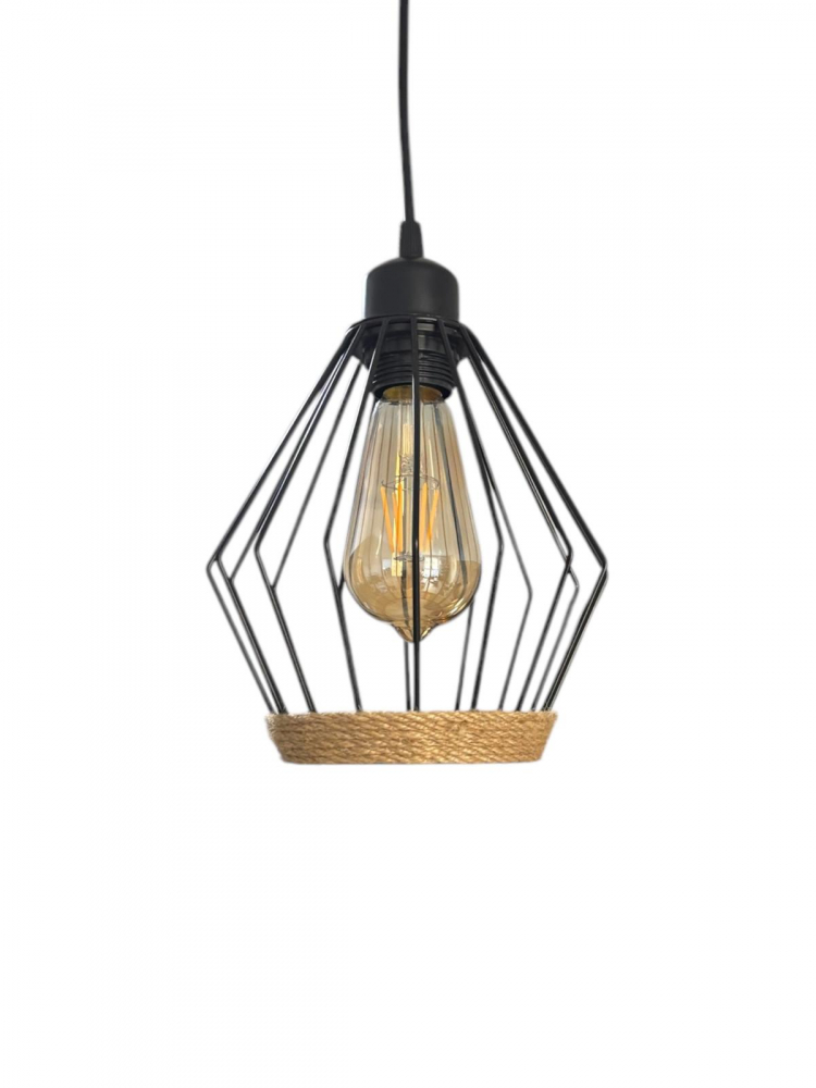 Corp de iluminat E27 tip pendul Ø corp pendul 18cm, metal, bec 4431 inclus, AVI-4811 [5]