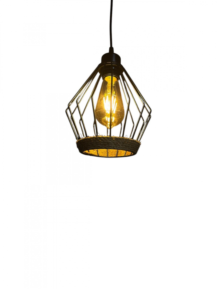 Corp de iluminat E27 tip pendul Ø corp pendul 18cm, metal, bec 4431 inclus, AVI-4811 [1]