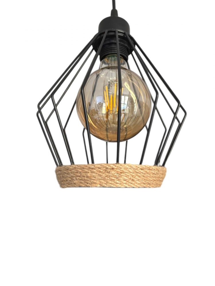 Corp de iluminat E27 tip pendul Ø corp pendul 18cm, metal, bec 4808 inclus, AVI-4811 [8]