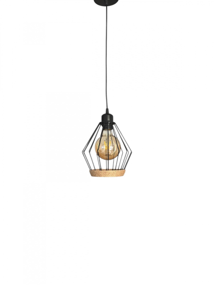 Corp de iluminat E27 tip pendul Ø corp pendul 18cm, metal, bec 4808 inclus, AVI-4811 [10]
