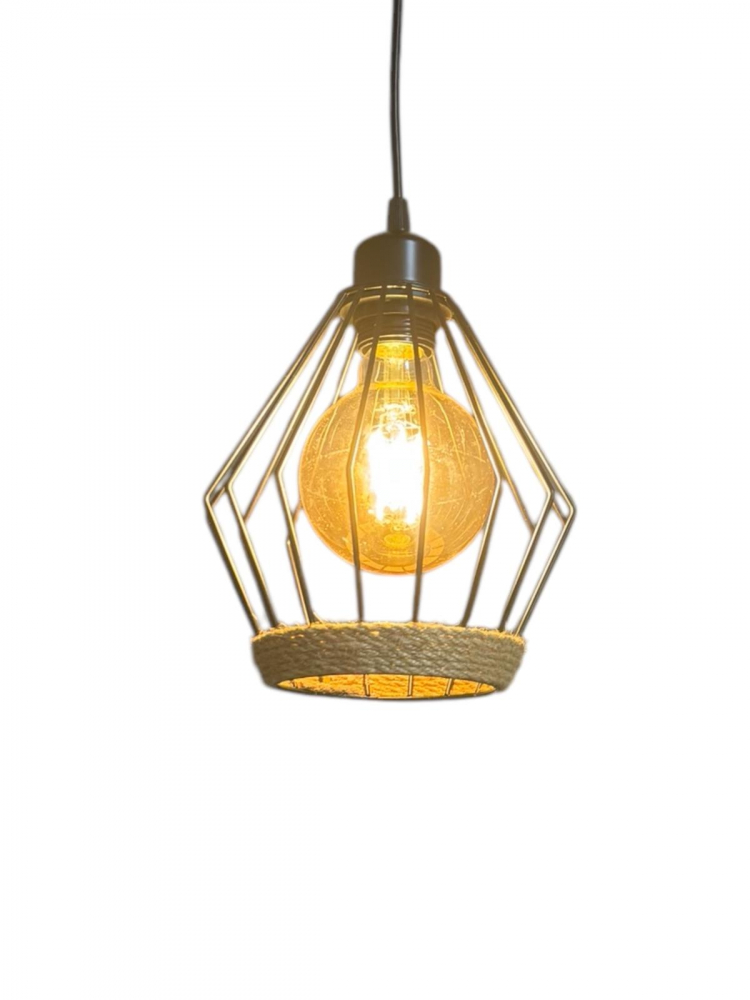 Corp de iluminat E27 tip pendul Ø corp pendul 18cm, metal, bec 4808 inclus, AVI-4811 [1]