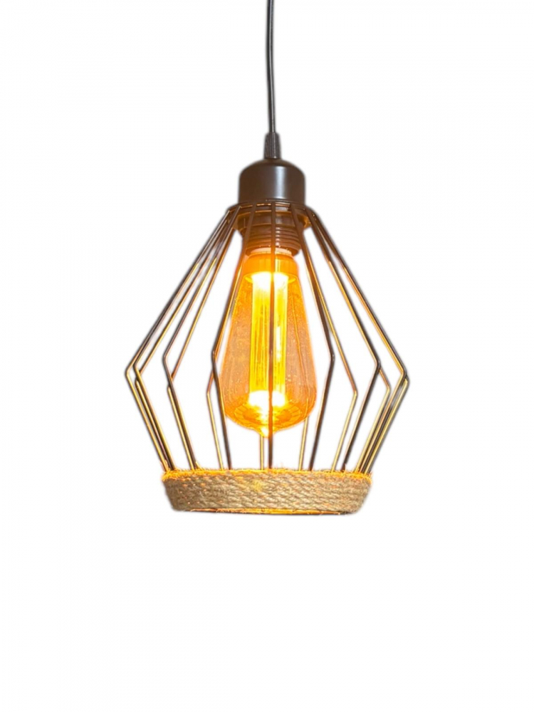 Corp de iluminat E27 tip pendul Ø corp pendul 18cm, metal, bec 4824 inclus, AVI-4811 [2]