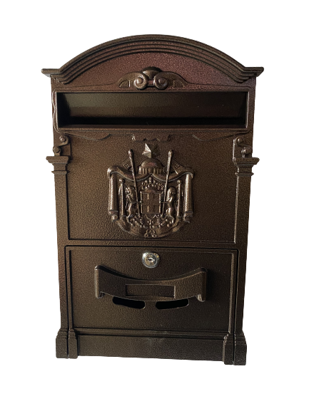 Cutie postala exterioara Bronz antichizat 410 x 260 x 90 mm [3]