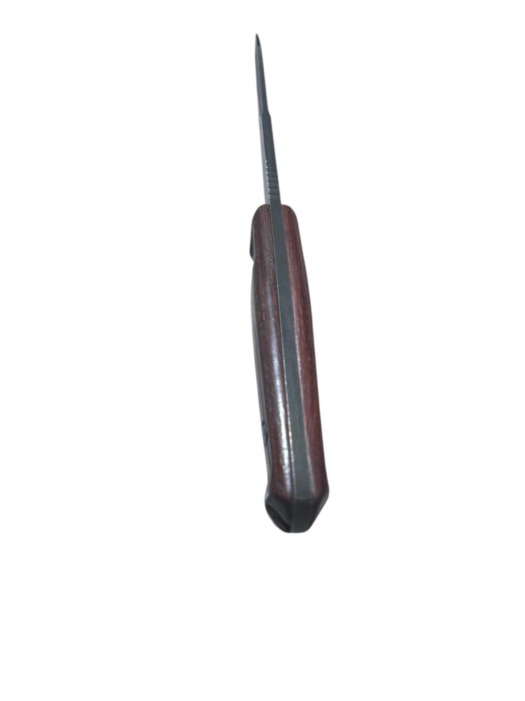 Cuțit AVI® de vânătoare și drumeție, tactic, full tang, lamă 15 cm, total 28 cm, grosime 5 mm, oțel D2, teacă tactică camuflaj inclusă, AVI-5112 [2]