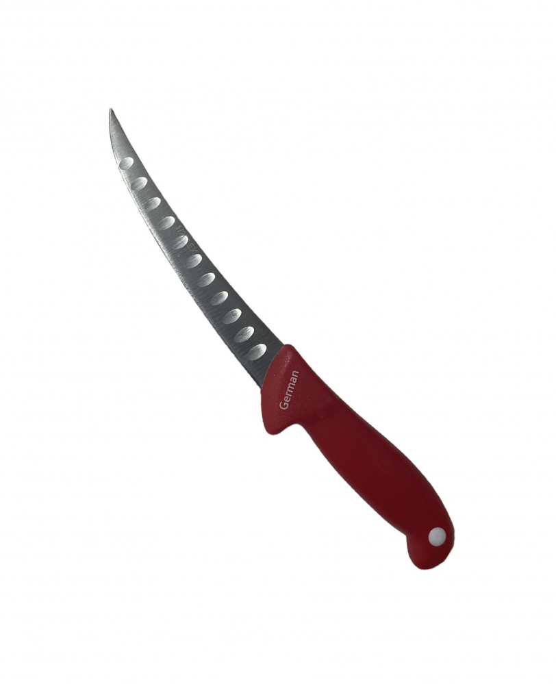 Cutit cu caneluri lama 15 cm, rosu, TS-31323 [1]