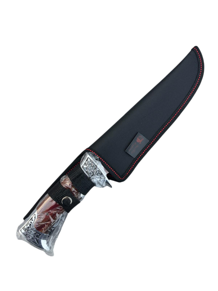 Cuțit de vânătoare AVI® outdoor, lamă 17 cm, lungime totală 30 cm, grosime lamă 4 mm, 325 g, teacă inclusă, AVI-5002 [2]