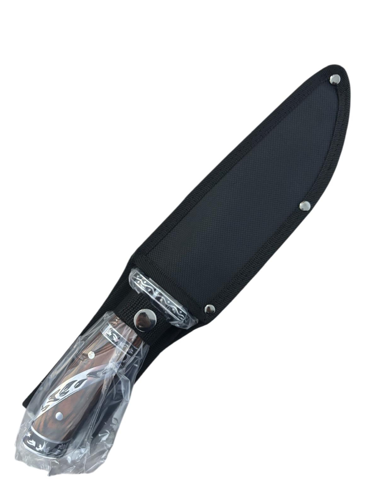 Cuțit de vânătoare AVI® outdoor, lamă 18 cm, lungime totală 32 cm, grosime lamă 4 mm, 330 g, teacă textilă, AVI-5163 [2]