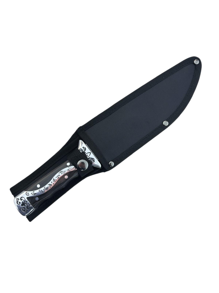 Cuțit de vânătoare AVI® outdoor, lamă 19 cm, lungime totală 32.5 cm, grosime lamă 4 mm, 315 g, teacă textilă rezistentă, AVI-5164 [2]