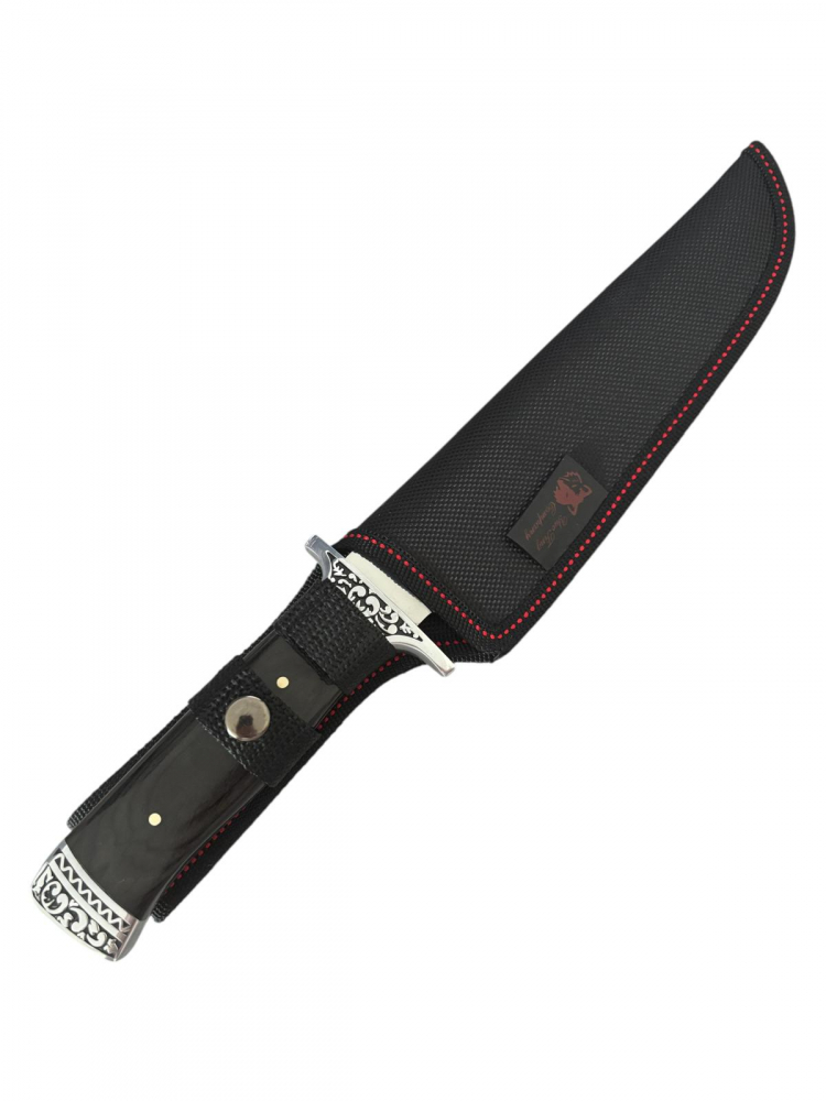Cuțit de vânătoare și drumeție G38, lamă 17 cm, total 30 cm, grosime 3,5 mm, 260 g, cu teacă inclusă, cod AVI-5014 [2]