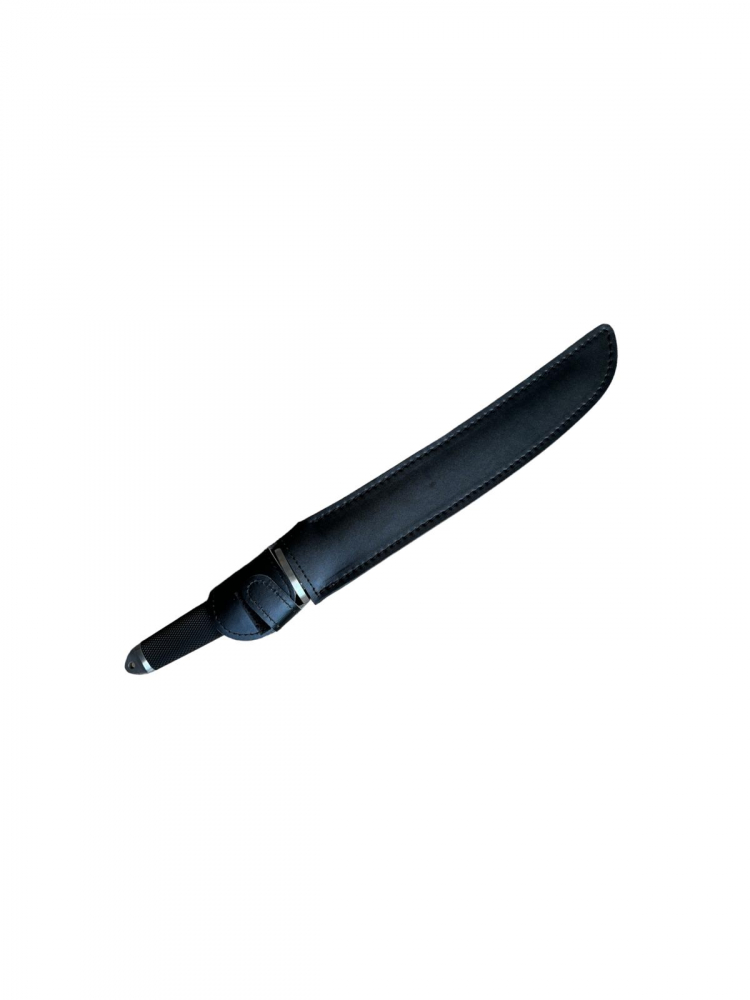 Cutit in stil japonez, teaca piele, lama 17.5cm, AVI-4194 [2]