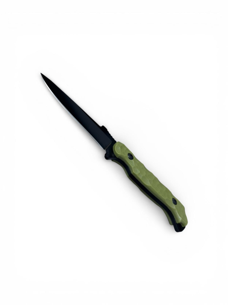 Cuțit tactic bushcraft AVI® premium, full tang, lamă 10 cm, grosime lamă 4 mm, lungime totală 21.5 cm, teacă rigidă, 120 g, AVI-5116 [3]