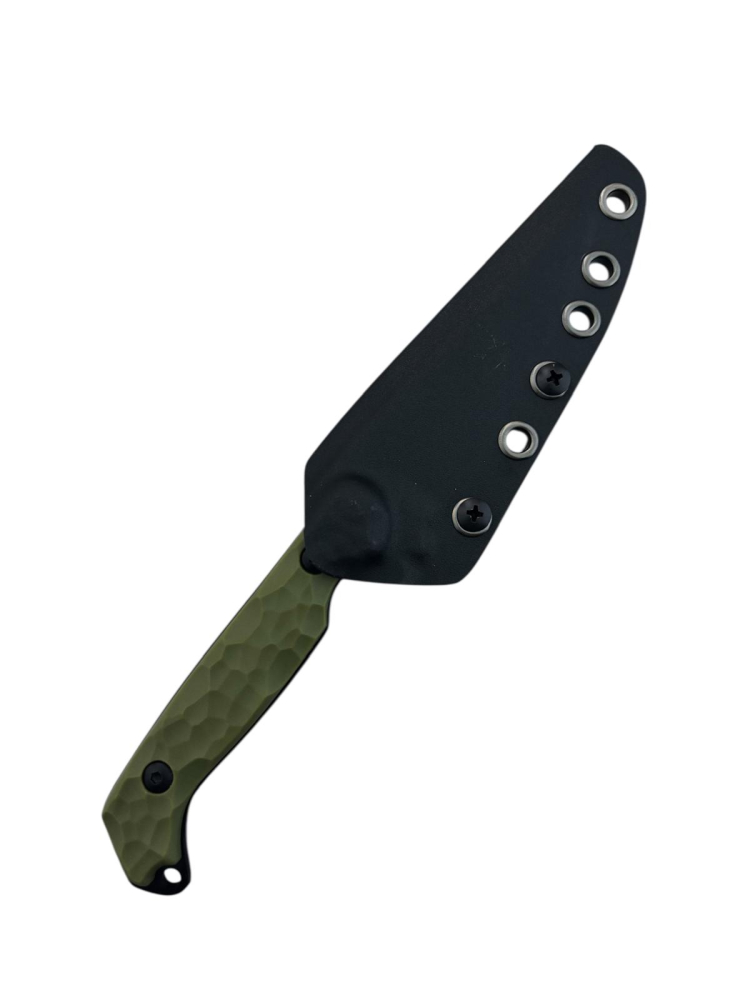 Cuțit tactic bushcraft AVI® premium, full tang, lamă 10 cm, grosime lamă 4 mm, lungime totală 21.5 cm, teacă rigidă, 120 g, AVI-5116 [4]
