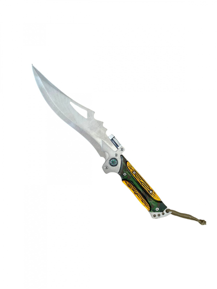 Cutit tactic full tang lama 18.5cm, premium, vanatoare si drumetie, cu busola si minilanterna, D67, AVI-4151 [1]