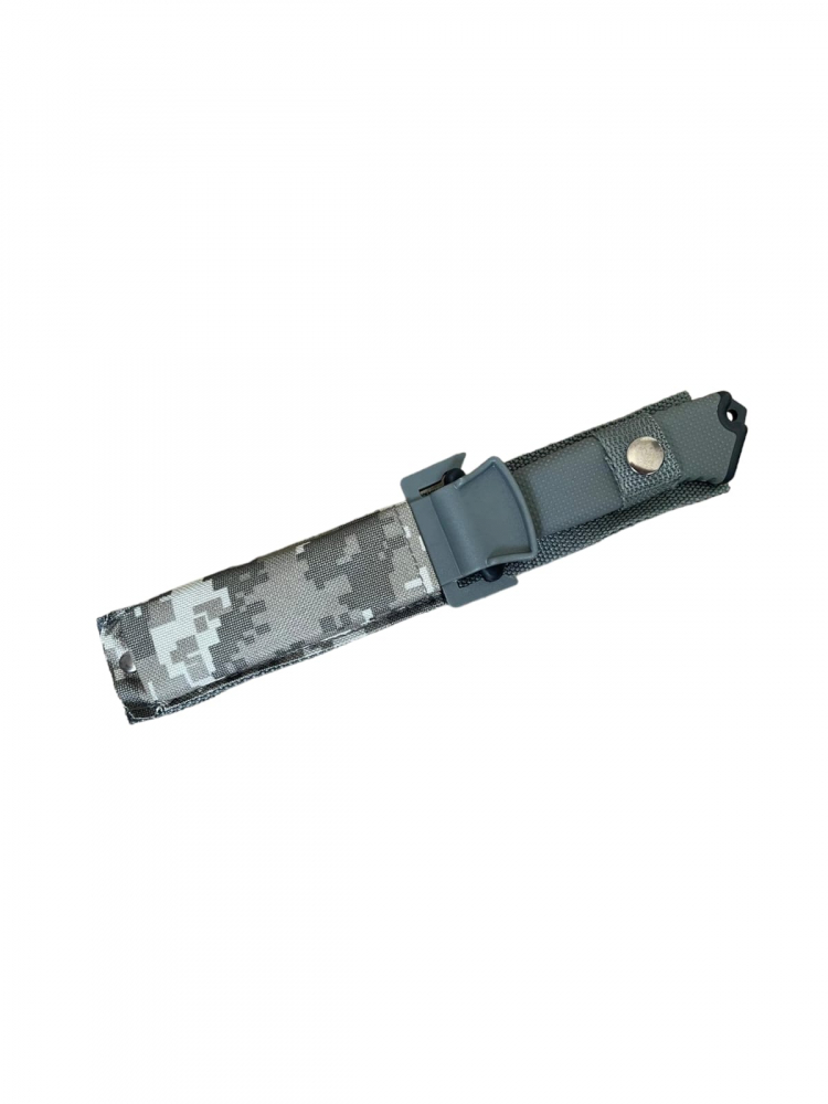 Cutit tactic lama 11.5 cm, de supravietuire, teaca rigida cu textil camuflaj, AVI-4187 [3]