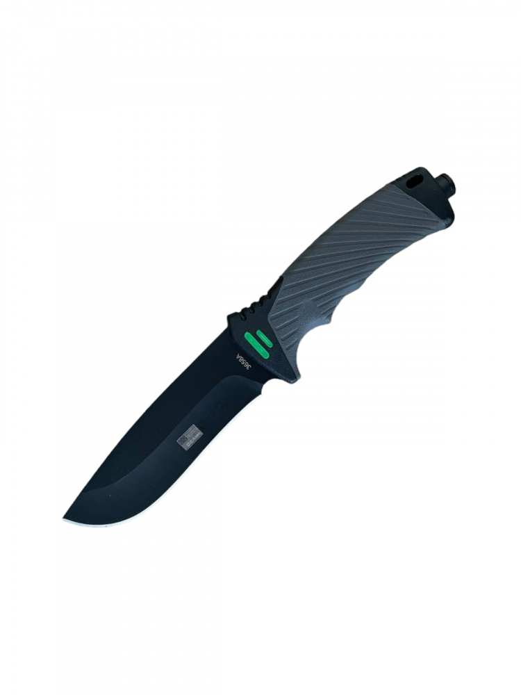 Cutit tactic lama 11cm, de supravietuire, teaca rigida cu accesoriu taiat centuri si cremene, 3658A, AVI-4163 [1]