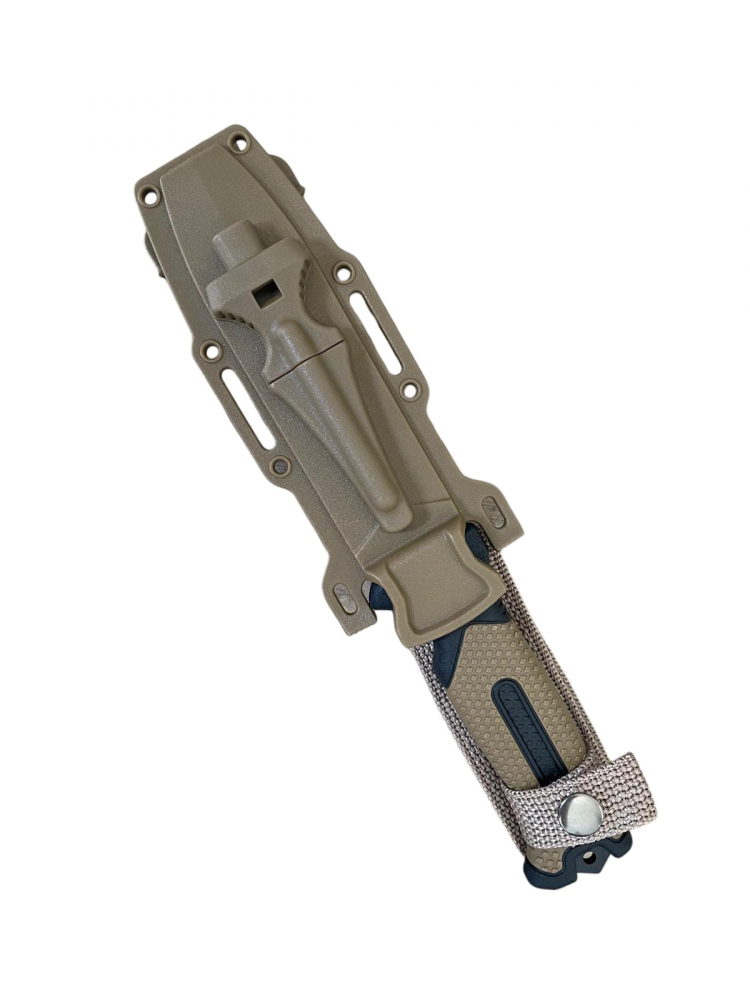 Cutit tactic lama 12.5 cm, de supravietuire, teaca cu cremene, AVI-4185 [3]