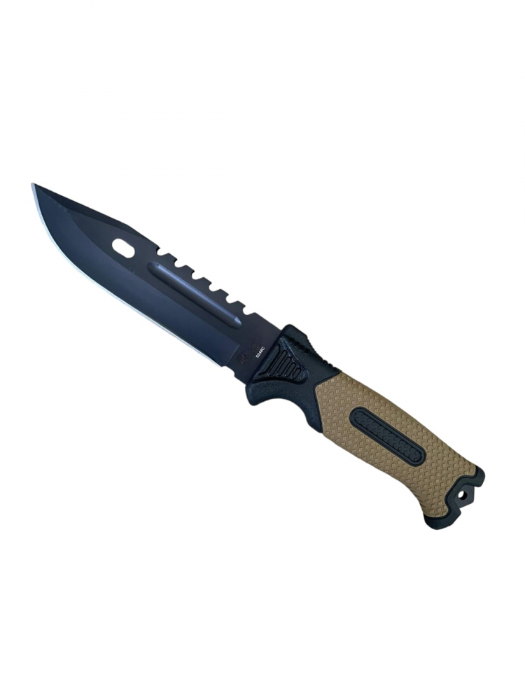 Cutit tactic lama 12.5 cm, de supravietuire, teaca cu cremene, AVI-4185 [1]