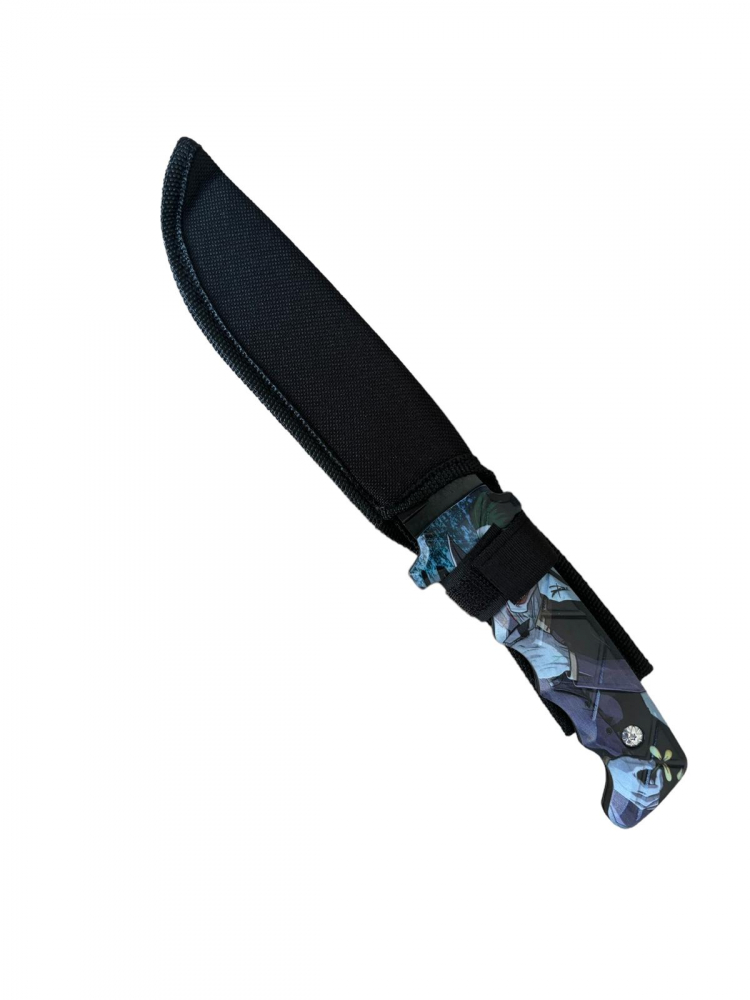 Cutit tactic lama 12cm, de supravietuire, teaca textil, AVI-4181 [2]