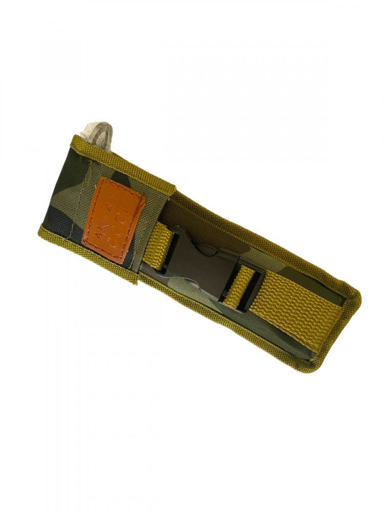 Cutit tactic militar tip baioneta, pliabil, lungime lama 11 cm, teaca camuflaj AVI-4179 [3]