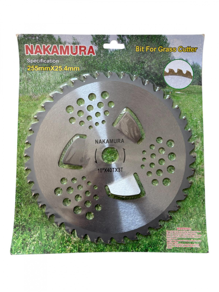 Disc 255mm, drept, cu aripioare distantatoare, 40 dinti vidia, pentru motocoasa, 1.2mm grosime, AVI-2521 [3]