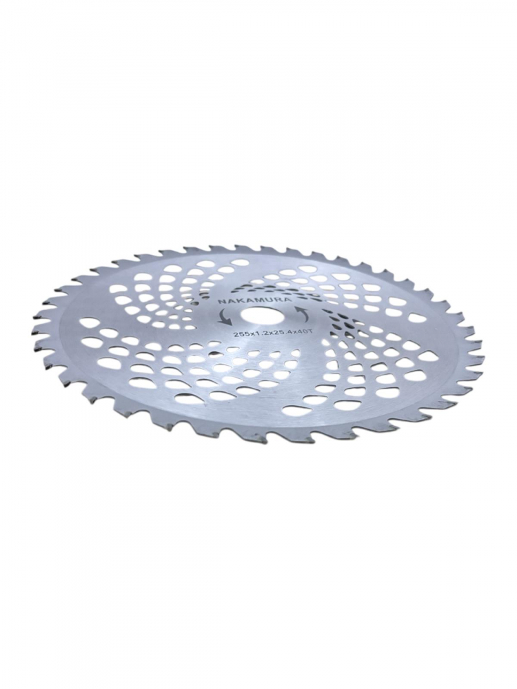 Disc 255mm, ondulat, concav cu 40 dinti vidia, pentru motocoasa, 1.2mm grosime, AVI-2209 [4]