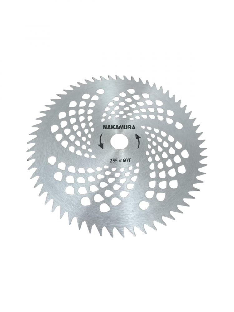 Disc cu 60 de dinti, fara vidia, pentru taiat iarba - vegetatie, pentru motocosa, 255mm, grosime 2mm, AVI-4050 [2]