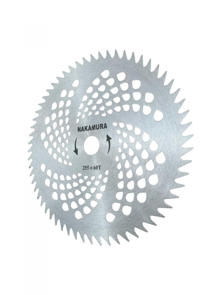 Disc cu 60 de dinti, fara vidia, pentru taiat iarba - vegetatie, pentru motocosa, 255mm, grosime 2mm, AVI-4050 [1]