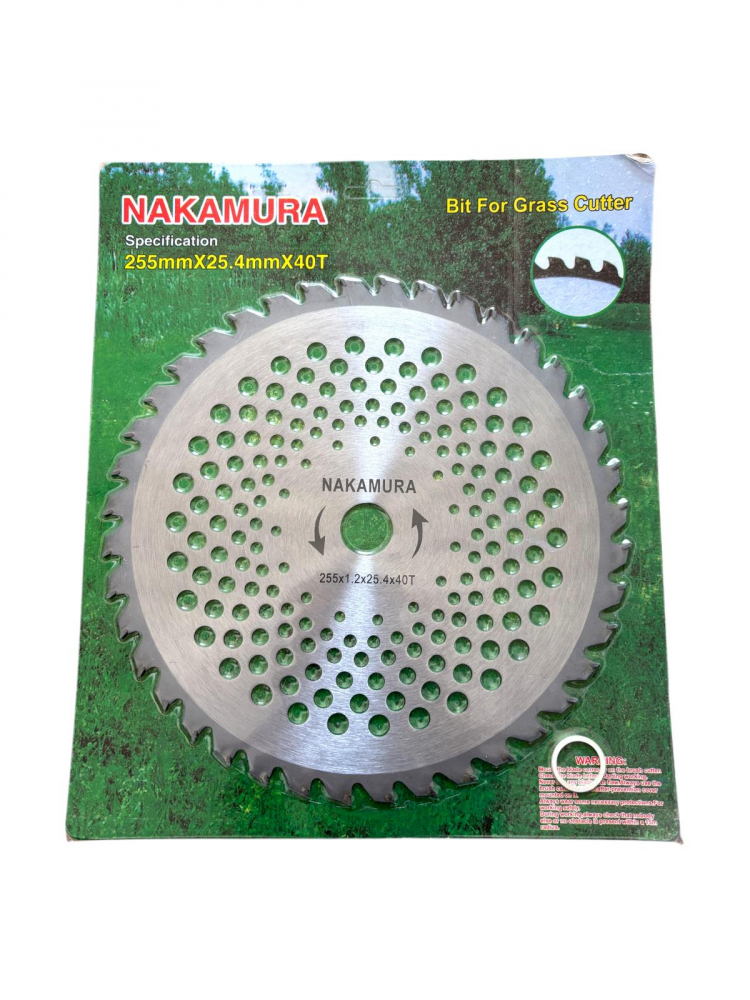 Disc drept 255mm pentru motocoasa cu 40 dinti, cu vidia, grosime 1.2mm, AVI-1870 [3]