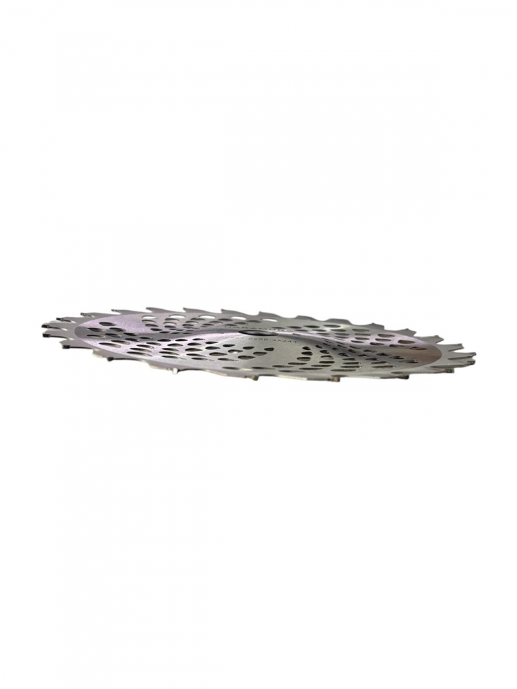 Disc pentru motocoasa 255mm cu 24 dinti, cu vidia, concav - ondulat, grosime 1.2mm, AVI-2536 [2]