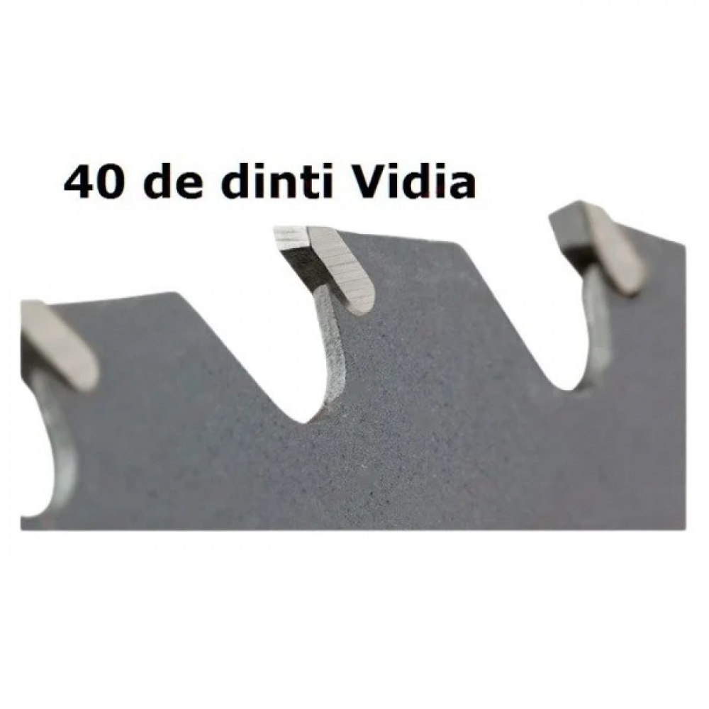 Disc pentru motocoasa ondulat, concav cu dinti vidia 230x25.4x40T [2]