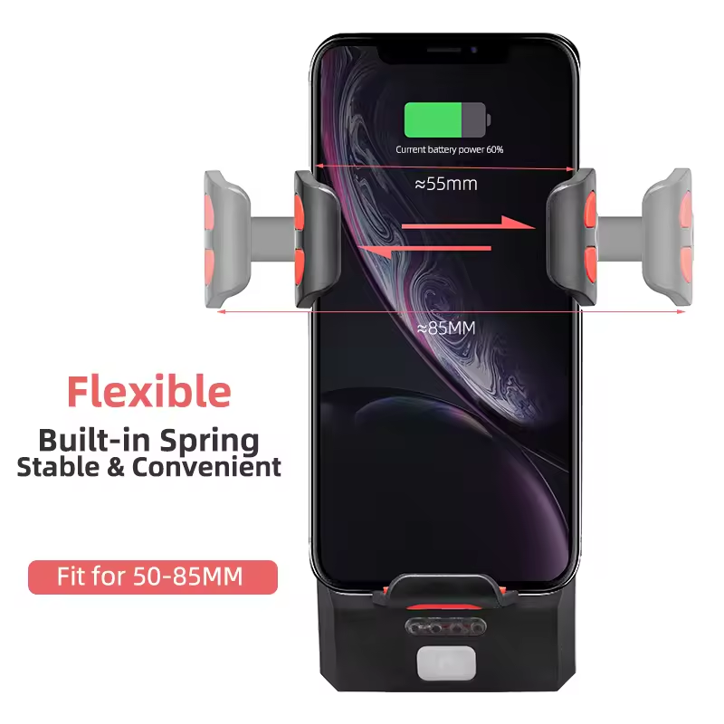 Far bicicleta cu 3 LED, sonerie 130db, suport pentru telefon, acumulator 2000mAh, functie powerbank, waterproof IPX4, AVI-4326 [3]