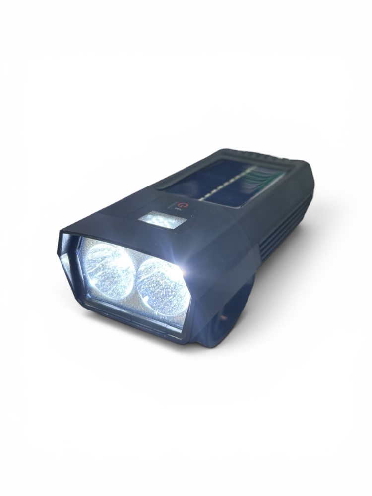 Far pentru bicicletă LED, AVI®, încărcare solară și USB-C, display digital baterie, acumulator reîncărcabil, AVI-5472 [4]