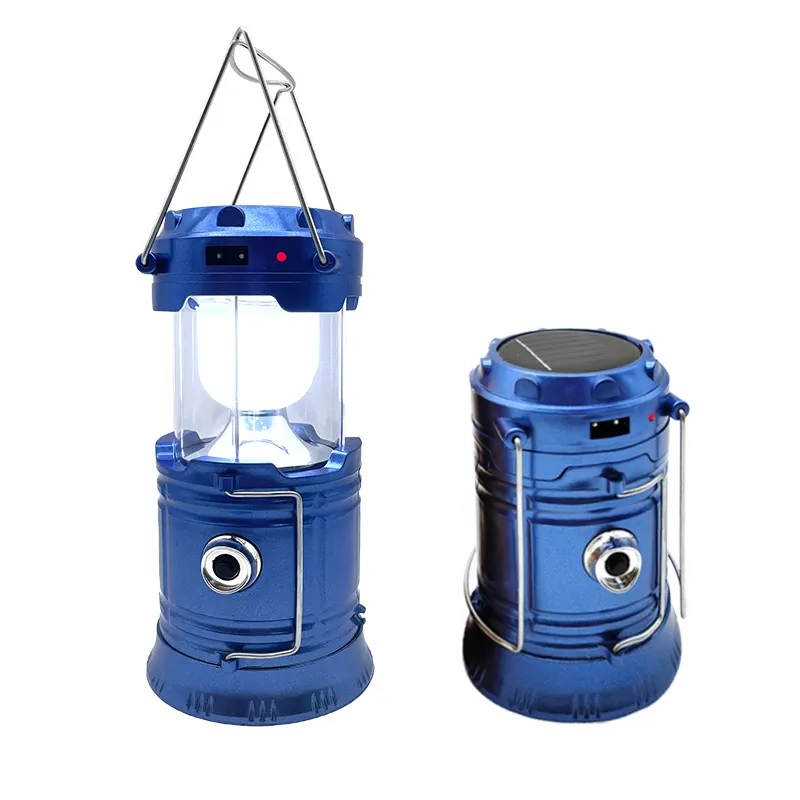 Felinar camping LED, extensibila, incarcare solara si functie incarcare dispozitive USB 13.5x9 cm, AVI-3542 [3]