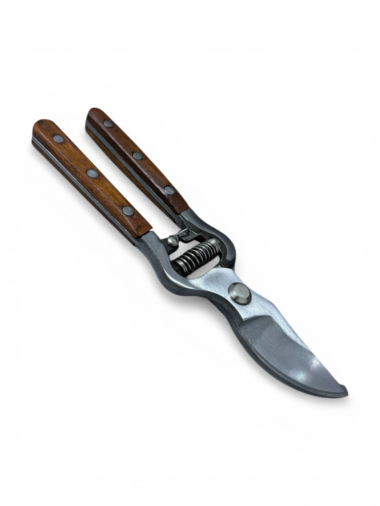 Foarfecă grădinărit, AVI®, 21 cm, corp metalic forjat, mâner lemn, pentru viță de vie, pomi și arbuști, AVI-1051 [2]