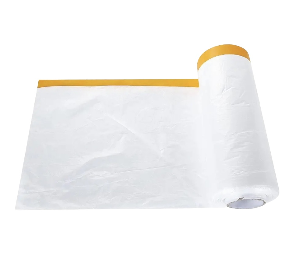 Folie protectie 270cm x 15m cu banda mascare adeziva TS-3262 [2]